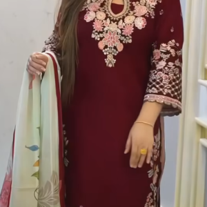 মাধুরি মেরুন থ্রীপিছ
